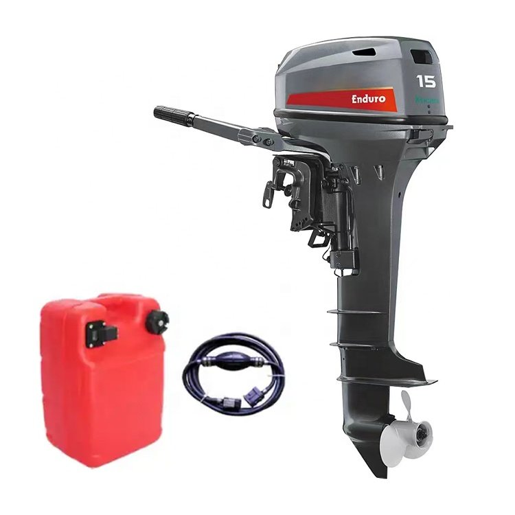 NEW 4 Stroke 15 HP Outboard Engine With Short Shaft and Electric Starter.